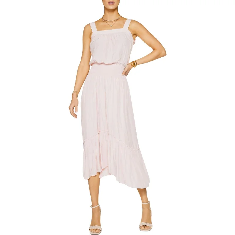 High-end Sense Ramy Brook Womens Mackenzy Smocked Long Midi Dress