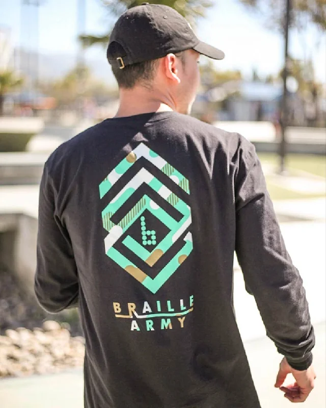 Leisure Sports Braille Army Long Sleeve Skate Tee