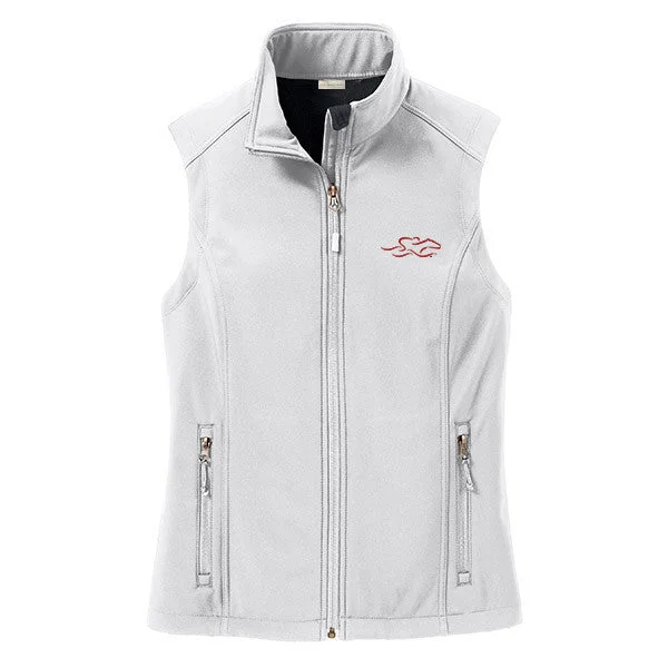 Exquisite Design Womens Versatile Soft Shell Vest - Ivory