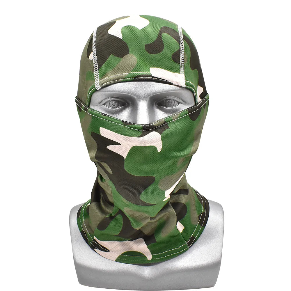 Noble And Elegant Tactical Balaclava Hiking Face Mask Sun Protection Bandana Cooling Neck Gaiter Motorcycle Cycling Helmet Hood Scarves