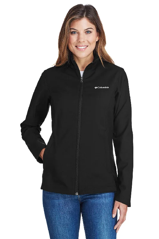 Fashion Pioneer Columbia Womens Kruser Ridge Wind & Water Resistant Full Zip Jacket - Black - Closeout