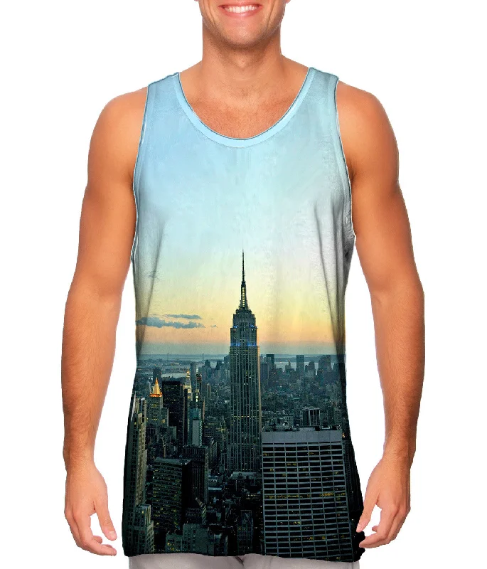 Classic Design Empire State New York Sunset