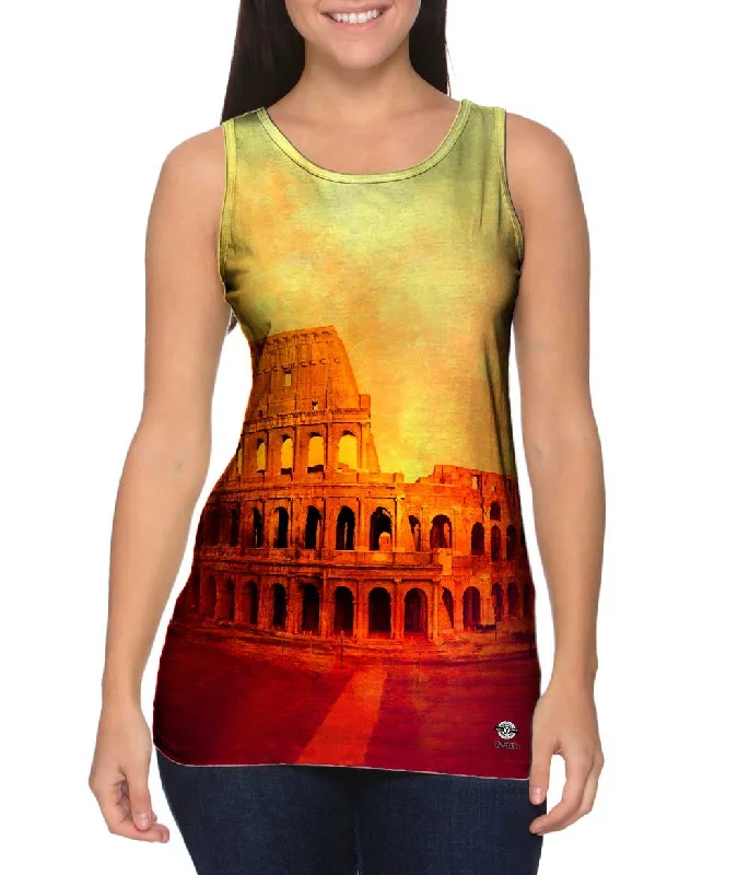 Casual Wear Fashion Golden Colosseum Rome Italy