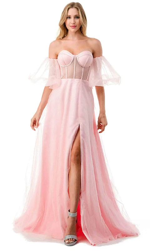 Sports And Leisure Trevi Collection L2793B - Sweetheart Illusion Corset Evening Gown