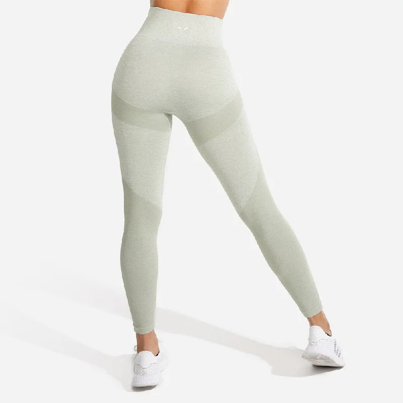 High-quality Design Marl Seamless Leggings - Ice