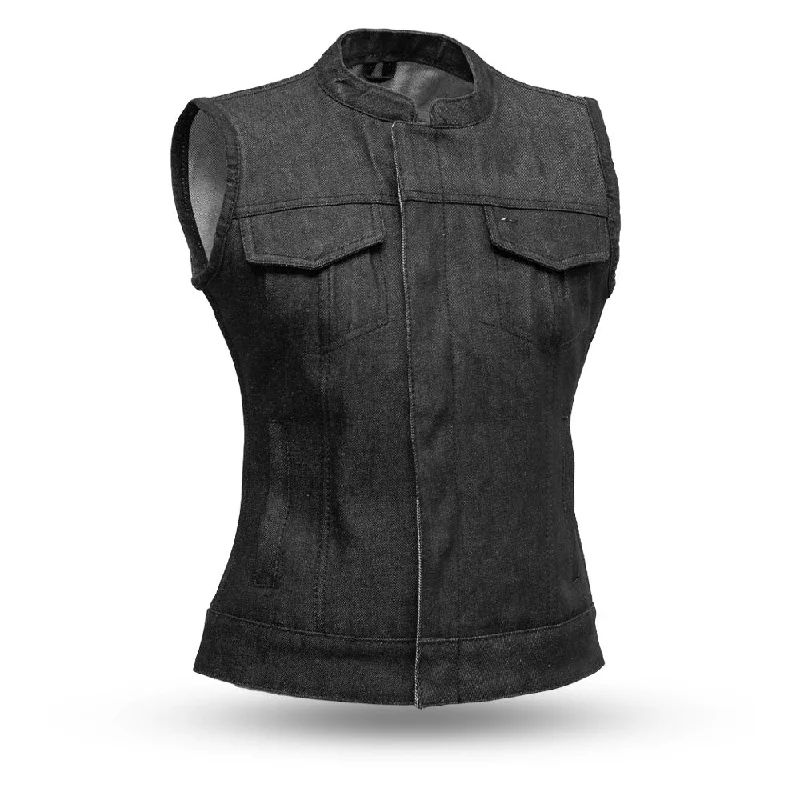 Dressing Tips Ludlow Women's Motorcycle Denim Vest