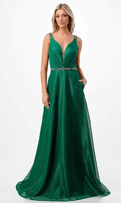 Artistic Temperament Trevi Collection P2115 - Bejeweled Waist Evening Dress