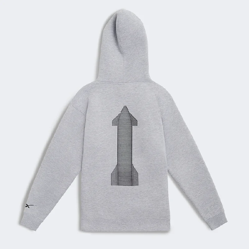 High-end Design Unisex Starship Heatshield Pullover Hoodie