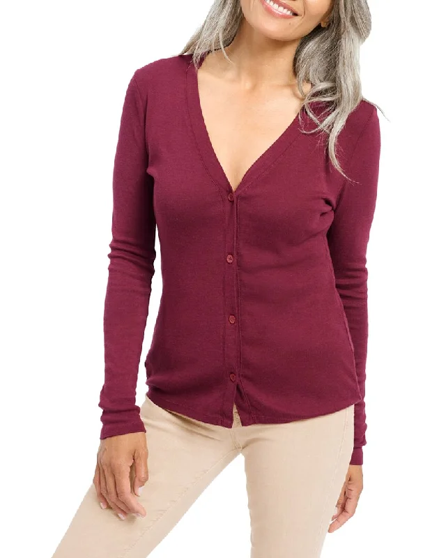 New Products Splendid Ava Wool & Cashmere-Blend Cardigan