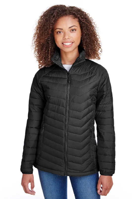 Summer Selection Columbia Womens Powder Lite Water Resistant Full Zip Jacket - Black - Closeout