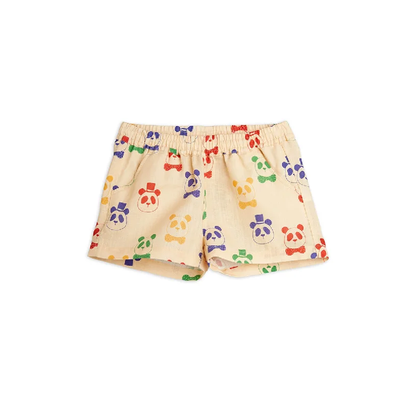 Classic Style Panda Woven Shorts by Mini Rodini - Last One In Stock - 140/146 (9-11 Years)