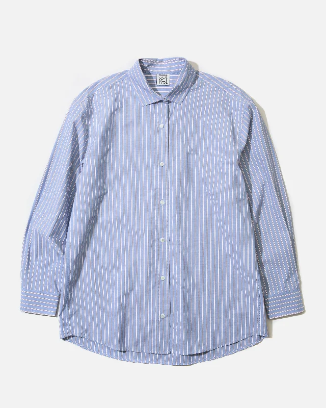 High Street Series Ole Shirt - Red Blue Stripe