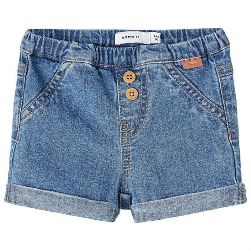 Retro Prints Name it Dark Blue Denim Ben Denim Shorts