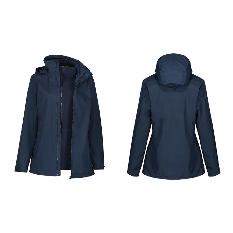 Urban Design Sense Regatta TRA152 Classic Womens Waterproof 3-IN-1 Work Jacket