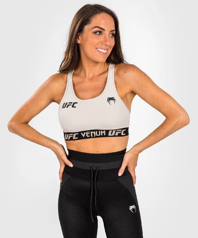 High-end Sense UFC Venum Authentic Fight Week 2.0 Women's Sports Bra - Sand/Black