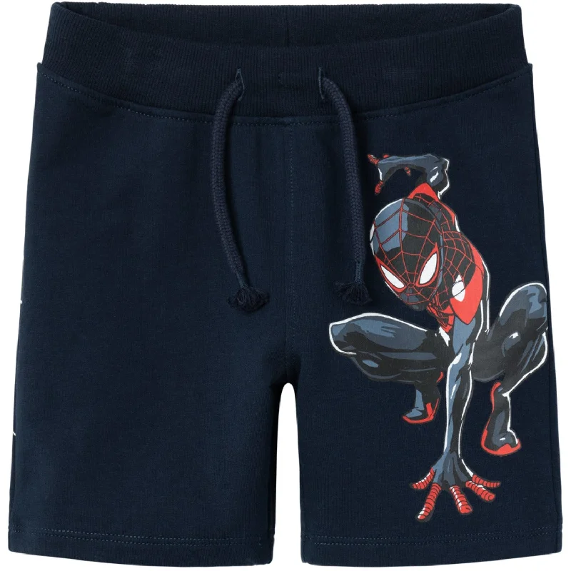 High-quality Design Name It Dark Sapphire Mu Spiderman Long Sweat Shorts