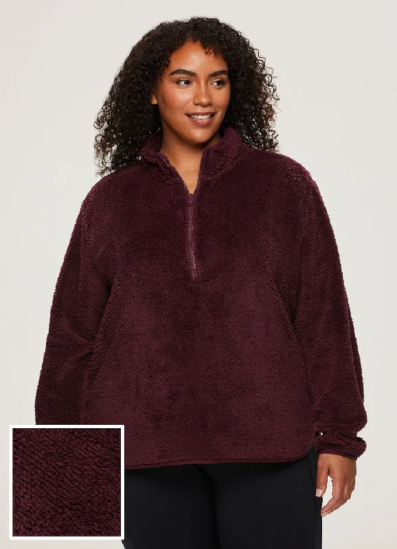 Personalized Wear Plus Dylan 1/4 Zip Sherpa Pullover