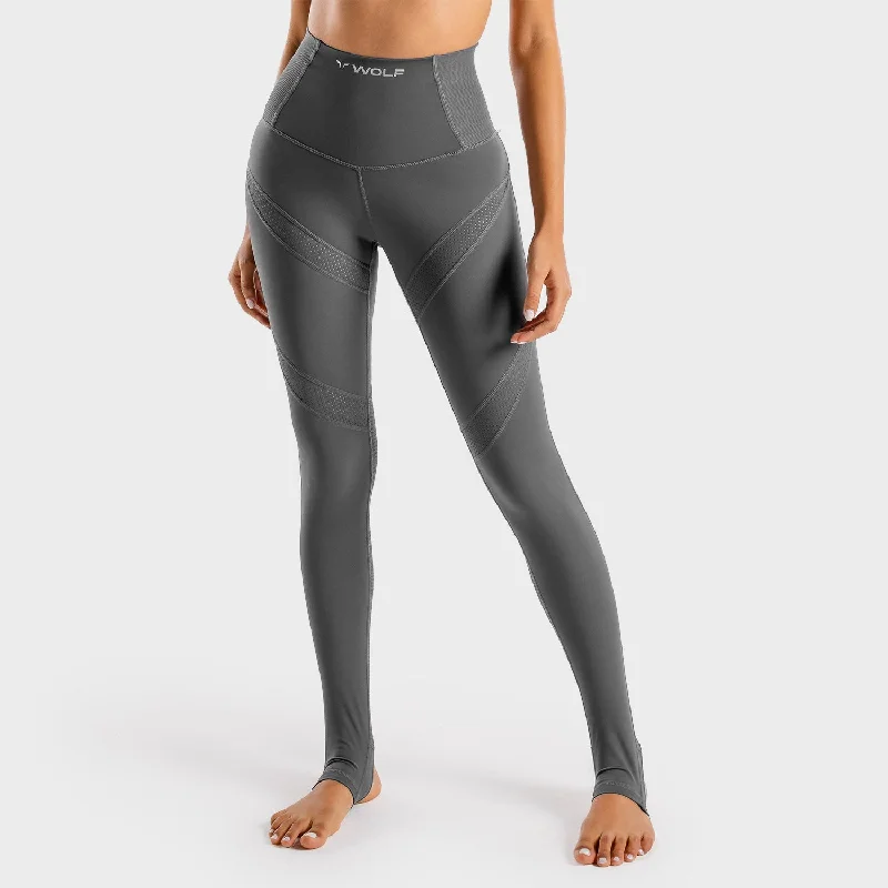 Personal Design Wolf Leggings - Graphite