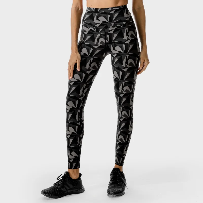 Simple Design LAB360° Printed Leggings - Black Print