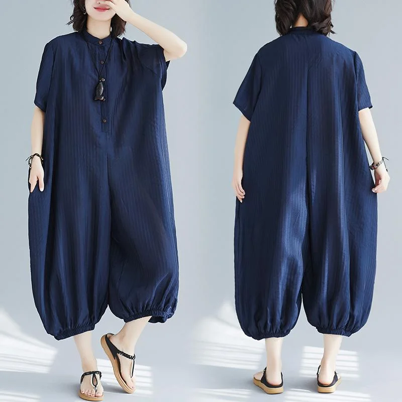 Romantic Temperament Plus Size Summer Loose Casual Jumpsuits