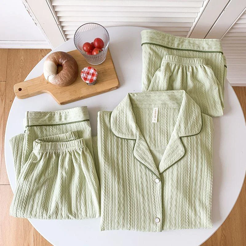 High-end Wear Paula 3 Pc Set Cotton Nightsuits