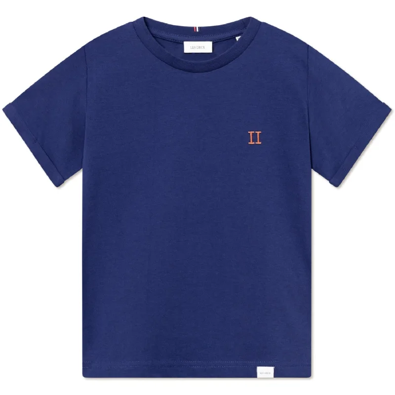 Elegant Outline Les Deux Kids Blueprint/Orange Nørregaard T-Shirt Kids - Seasonal