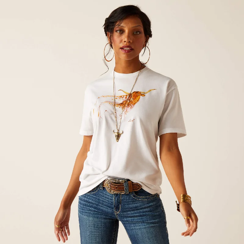 American Style Women's Ariat Maternal Cow T-Shirt #10051435