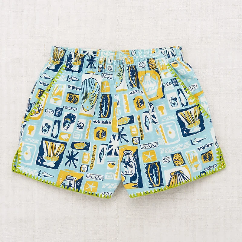 Elegant Wear Traveller Short in Sky Collection by Misha & Puff - Last Ones In Stock - 3-8 Years