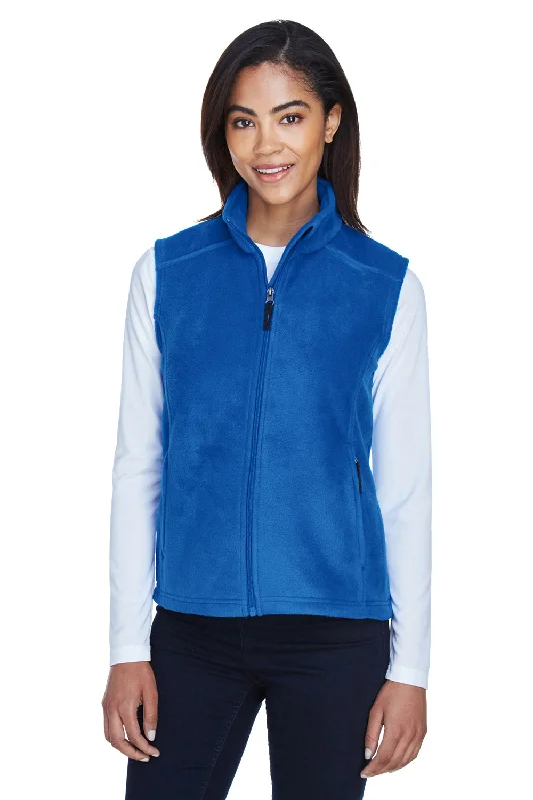 High-end Design Core 365 Womens Journey Pill Resistant Fleece Full Zip Vest - True Royal Blue