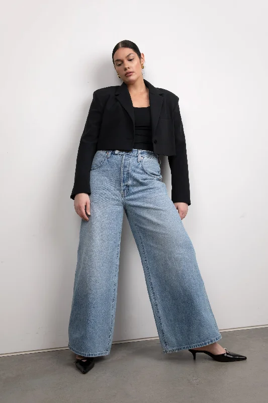 Exquisite Design EXTRA BAGGY WIDE LEG UTILITY JEAN