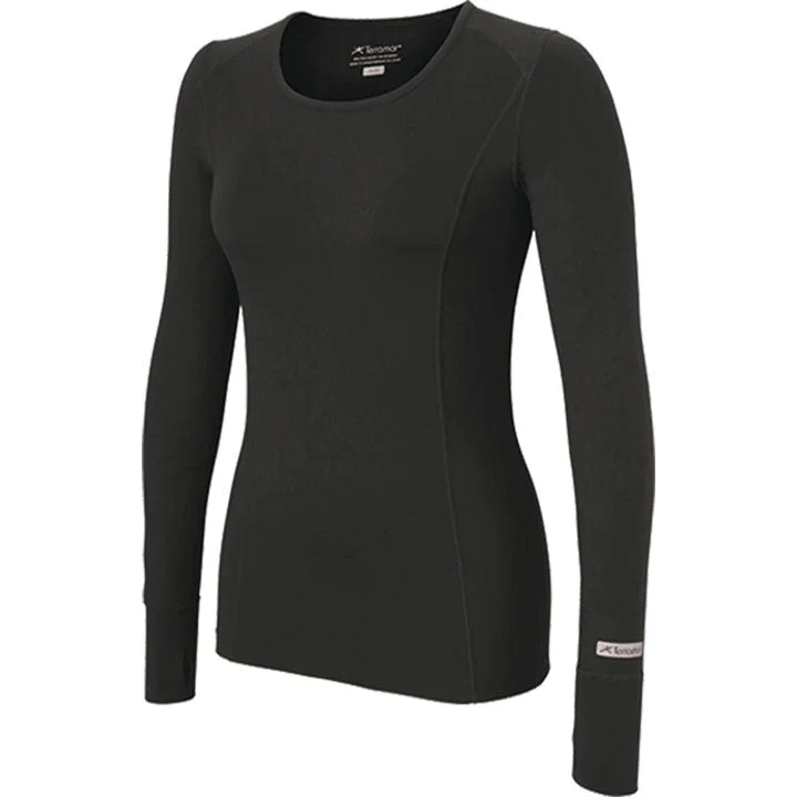 Body Design Terramar Womens 2-Layer Authentic Thermal Crew Midweight