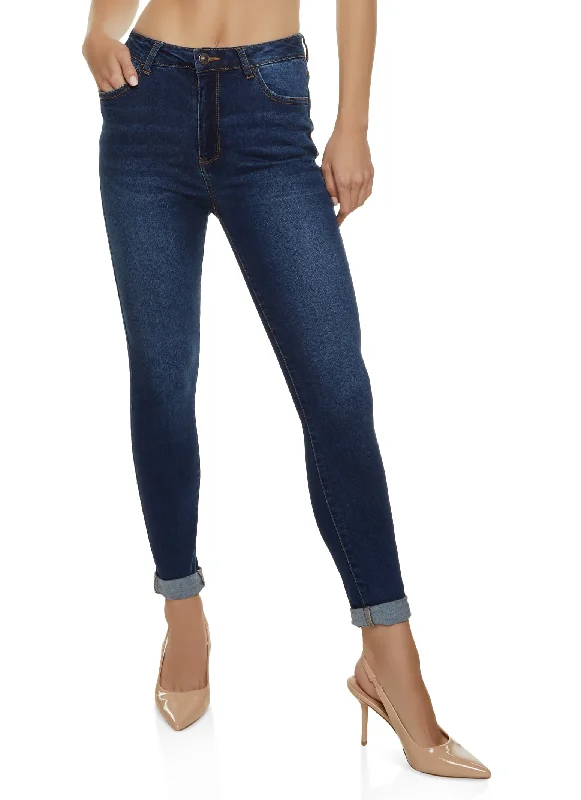 American Style WAX Basic High Waisted Skinny Jeans