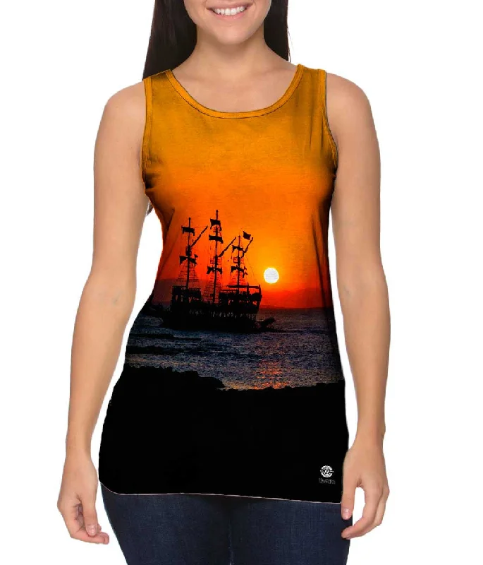 Retro Prints Gallion Sunset