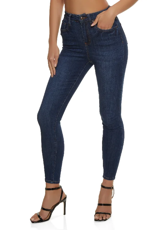 Exquisite Tailoring WAX Whiskered Skinny Ankle Jeans