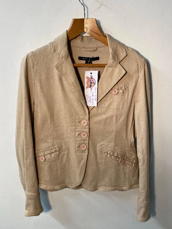 Comfortable Fashion Marc Jacobs Designer Jacket Cotton Taupe Size 12