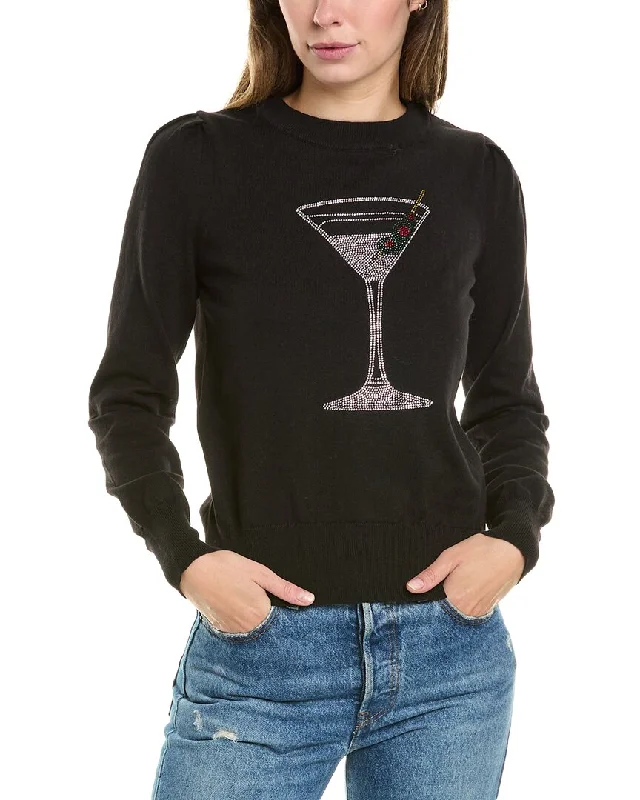 Celebrity Style Nanette Nanette Lepore Rhinestone Sweater