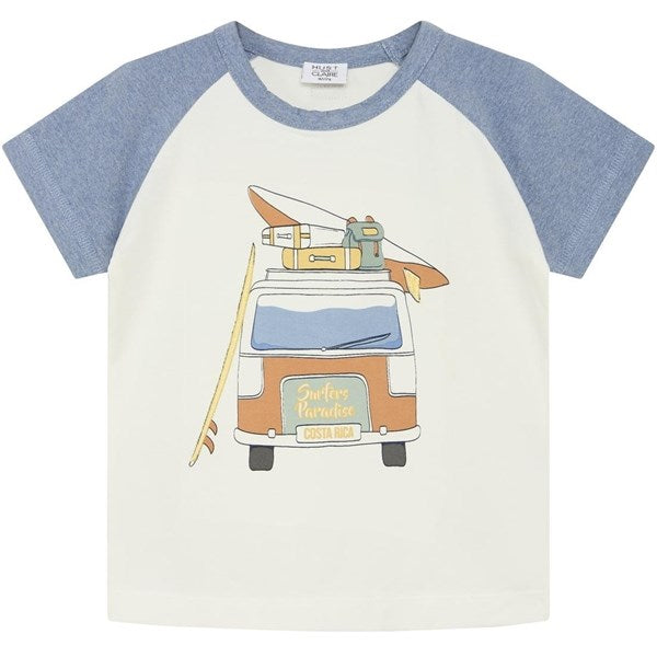 Goddess Style Hust & Claire Mini Blue Fog Melange Ancher T-shirt