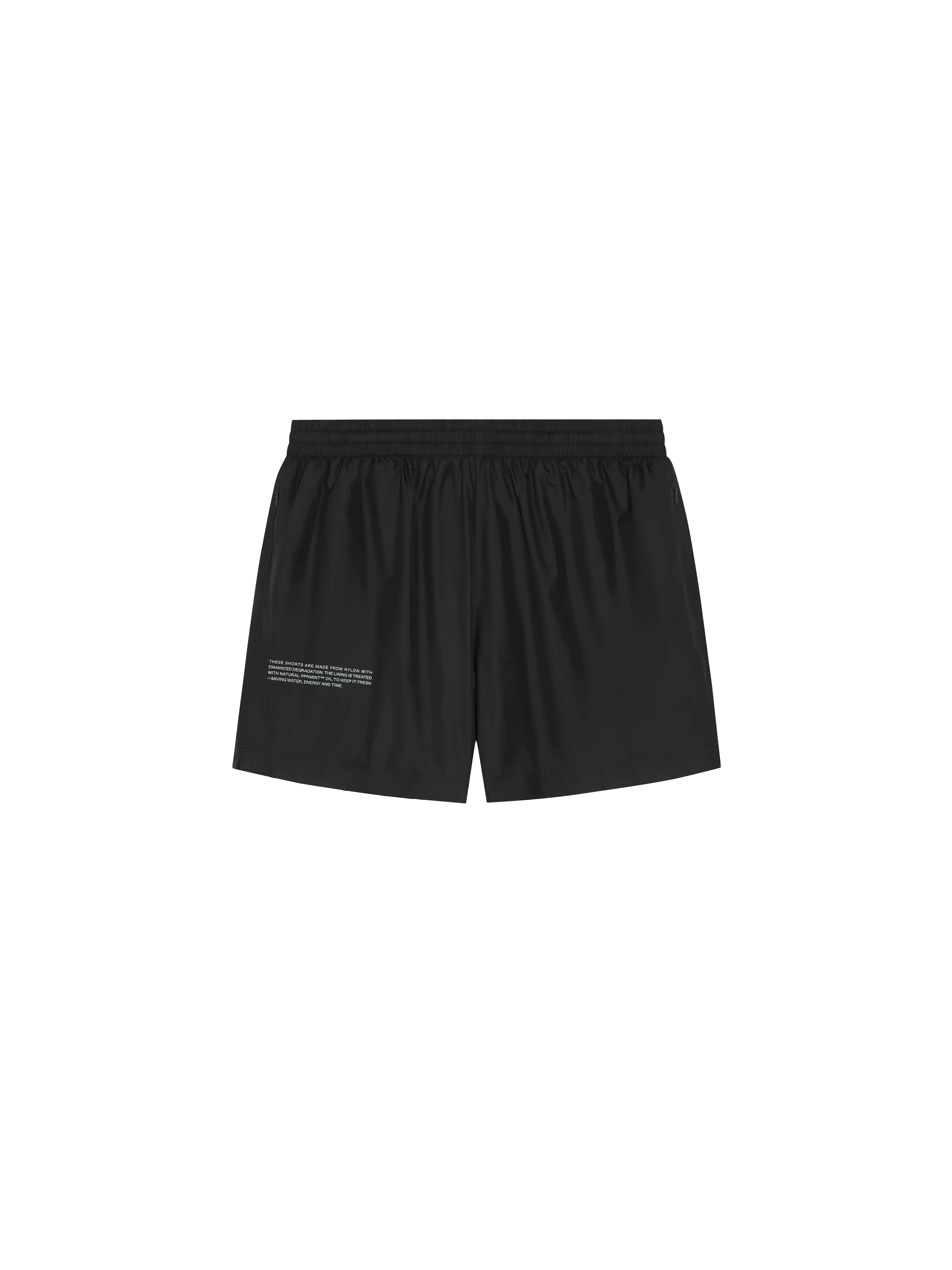 Classic Items Enhanced Degradation Nylon Shorts—black