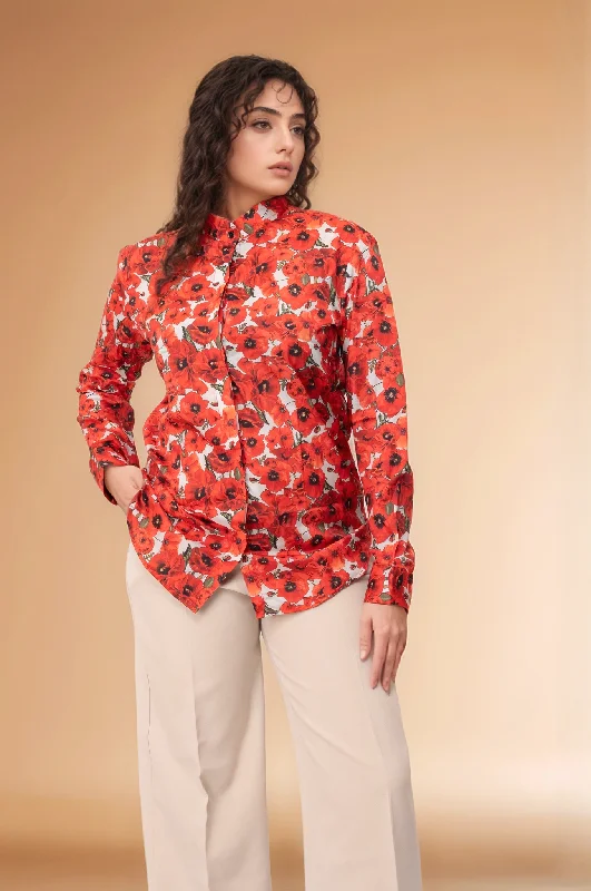 Exquisite Design Whispering Roses Floral Shirt