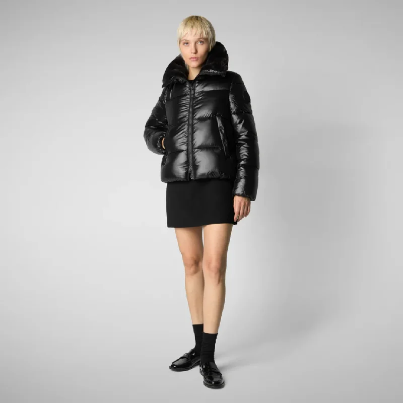 Leisure Sports Moma Faux Fur Puffer (Black)