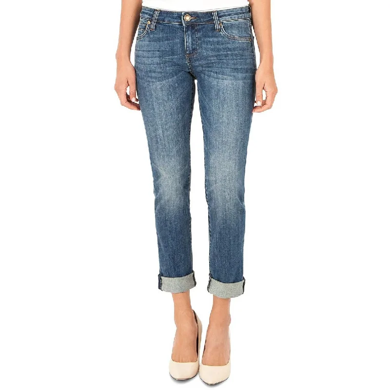 End Of The Year Kut From The Kloth Womens High Rise Faded Boyfriend Jeans