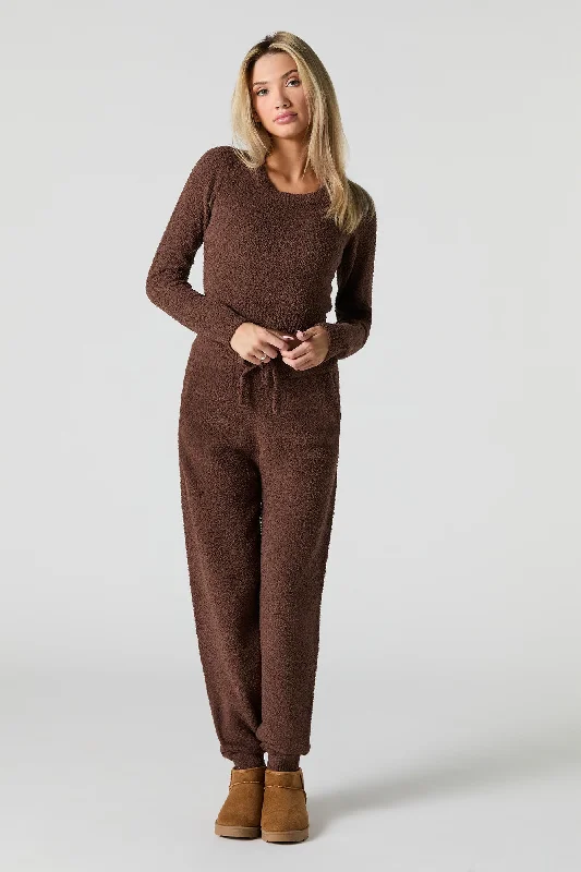 Exquisite Tailoring Mossy Knit Jogger