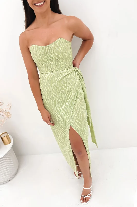 Summer Selection Avia Midi Dress Green