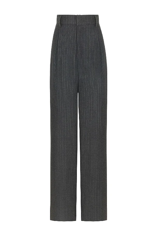 Perfect Tailoring High-Waist Flowy Palazzo Pants