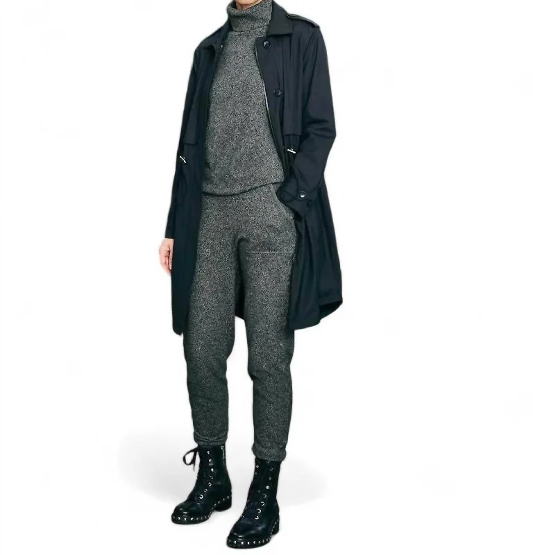 High Street Series Londone Cashmere Jogger In Charcoal