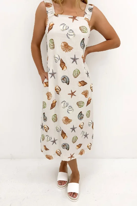 Comfortable Mind Madeira Midi Dress Madeira Print