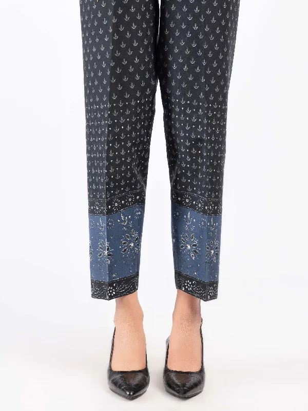 Practical Style Printed Winter Cotton Trousers