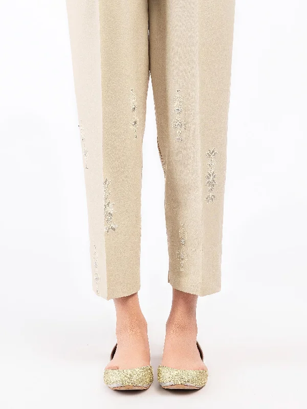 Sweet Breath Embroidered Winter Cotton Trousers