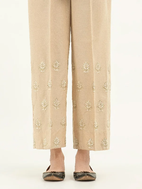 Classic Series Embroidered Winter Cotton Trousers(Pret)