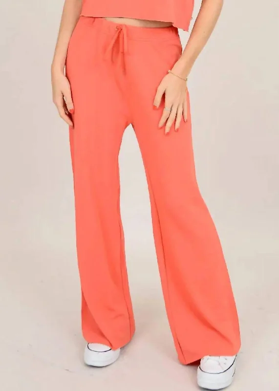 Quality Tailoring Popola Pants In Radiant Red